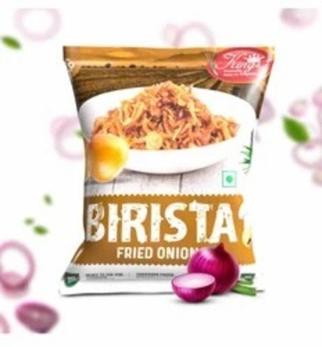 Premium Fresh Fried Onion - Fresh Flakes, Crispy Crunchy Slices, Long and Thin, Holdens Color | Zip Lock Pouch, 1 Year Shelf Life
