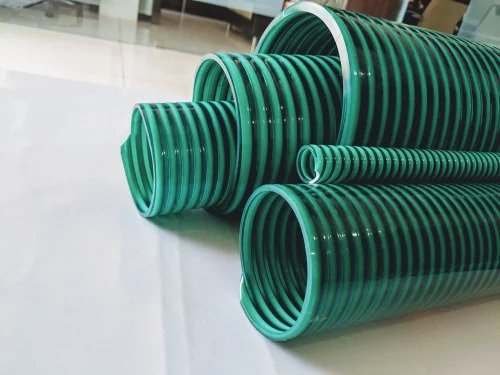 Pvc Suction Hose Pipe - Color: Green