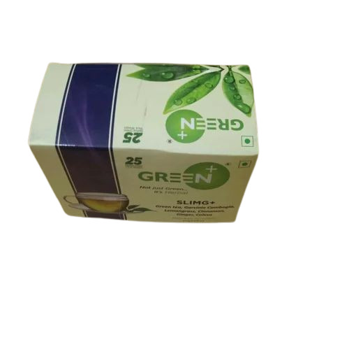 Tea Packaging Box - 250 Grams Capacity, 165X115X60 mm Size, Multi Color Printed Paper Design