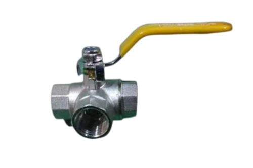 Three Way Brass Ball Valve