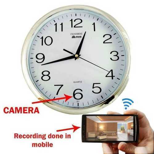 Wall Clock Spy Camera - Application: Hotels