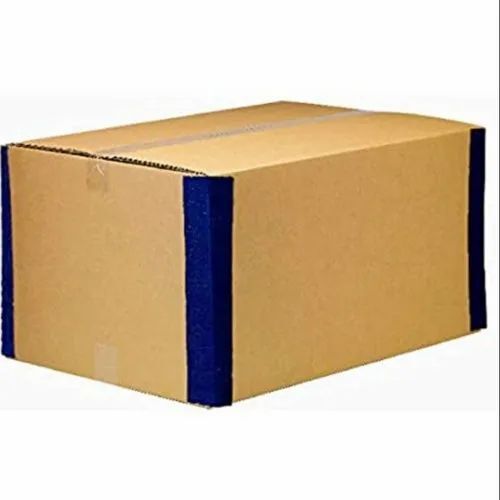 5 Ply Packaging Box - Rectangular Shape, Virgin Kraft Paper Material | Biodegradable, Moisture Proof, Brown Color, Foil Stamping