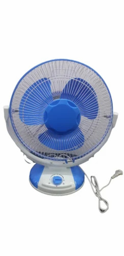All Purpose Table Fan - 3 Blades, 45 Watt Power, Blue Color | Long Lasting, Durable, Box Packaging, New Condition, 1 Year Warranty