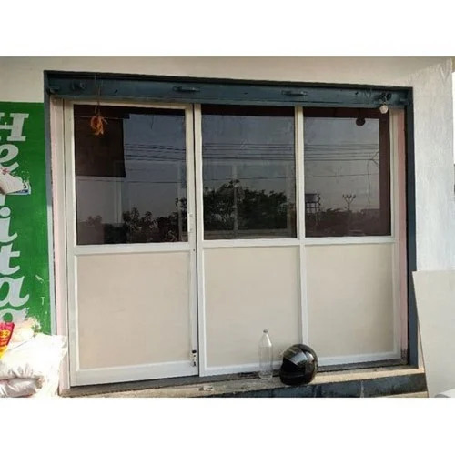 Aluminium Exterior Glass Door - 6.5 ft Size 2.5 mm Thickness Powder Coated Finish | Durable Frame Weather-Resistant Energy-Efficient Insulation