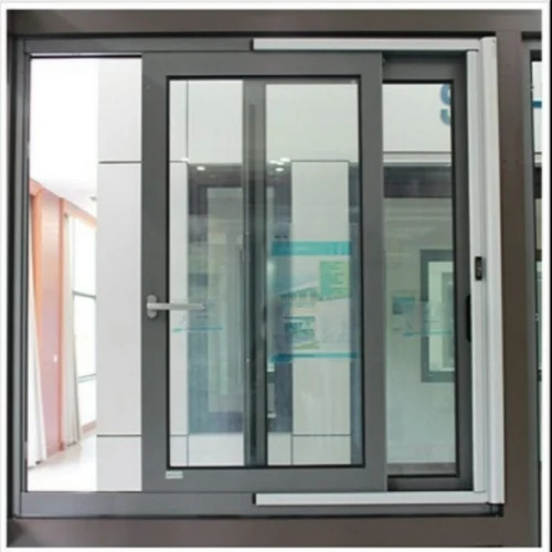 Aluminium Two Track Sliding Window - Aluminum Alloy, 2x4 Feet | Energy-Efficient Insulated Glass, Weatherproof Design, Smooth Operation, Maximum Airflow