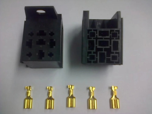 Automotive Relay And Socket - Color: Black