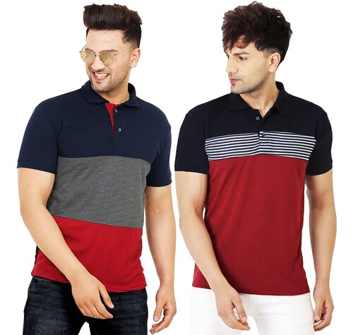 Collar T Shirts - Color: All