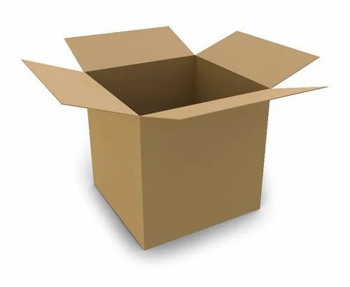 Corrugated Cartons Box - Triple Wall 7 Ply, 11-25 Kg Weight Capacity | Handmade, Recyclable, Rectangular Design, Brown Virgin Kraft Paper