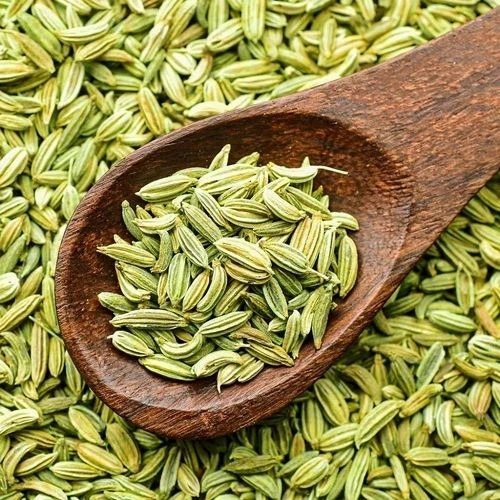 Fennel Seed - Natural, 1 kg Gunny Bag | 95% Purity, 5% Moisture, Green Color, Grade A, 3-Month Shelf Life, Store in Cool & Dry Place