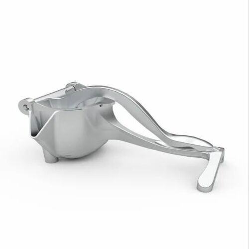 Fruit Press Aluminum Hand Juicer - Aluminium, Hand Operated, White Color | Multicolor Design For Stylish Home Use