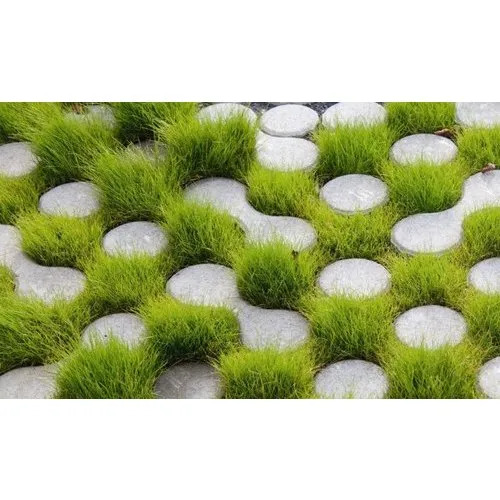 Grass Pavers Block - 60 mm Thickness | Highly Durable, Ideal for Outdoor Pavement