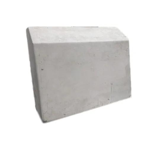 Kerb Stones - Taper Top Block 300x150x400mm, Grey Color with Split Surface Treatment for Outdoor Pavement Use