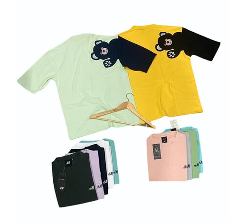 Kids Cotton Round Neck T-Shirt - 9-12 Months, Breathable Cotton Fabric, Vibrant Printed Designs for Boys, Comfortable Fit