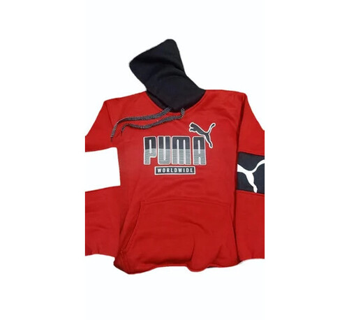 Kids Hoodies - Cotton Blend, Red Color with Printed Design | Soft, Cozy Fabric, Stylish Patterns, Full Sleeves, Easy Zip-Up & Pullover, Durable & Machine Washable