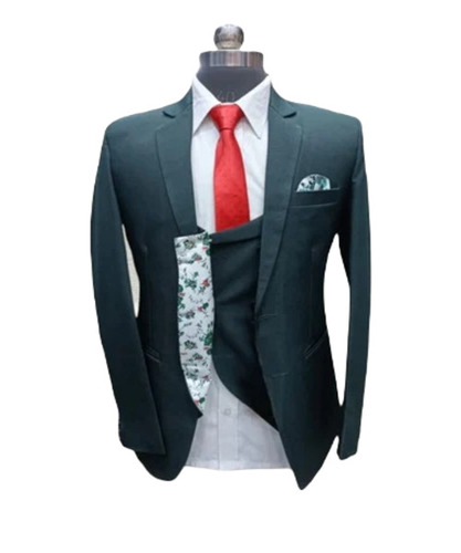 Men's 3 Piece Suit - Viscose Rayon Material, Size L-xxl, Grey Color | Warm And Soft Full Sleeves Design