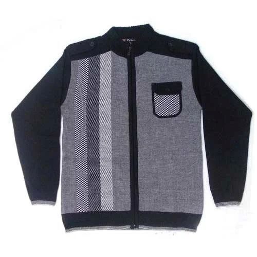 पुरुषों का फुल ज़िपर पुलओवर