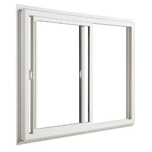 Two Track Aluminum Sliding Window - Aluminum Alloy, 2x4 Feet, Multiple Colors, Powder Coated Finish | Dual-Track Design, Energy-Efficient Insulated Glass, Rust & Weather-Resistant, Space-Saving Solution