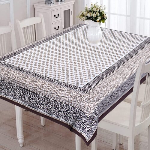 Woven Printed Table Cover - Feature: Waterproof