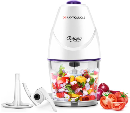 750 Ml Electric Vegetable Chopper - Material: Aluminum Alloy