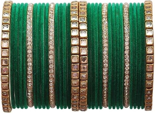 Fancy Bangles - Color: Golden