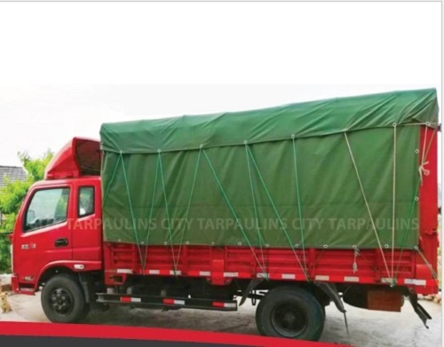 Green PVC Truck Tarpaulin