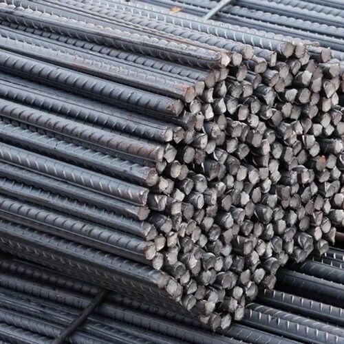 Jsw Tmt Steel Bar - Mild Steel, 12 Meter Length, Grey Color, Round Shape | Durable and Fine Finished, Ideal for Industrial Applications