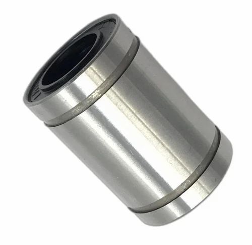 Linear Bushing Bearing - Chrome Steel, Steel Color | High Load Capacity, Low Friction, Durable, Corrosion-Resistant, Wear-Resistant, Self-Lubricating, Compact Design
