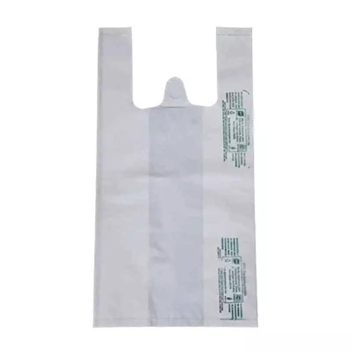 White Carry Bags - Design: Plain