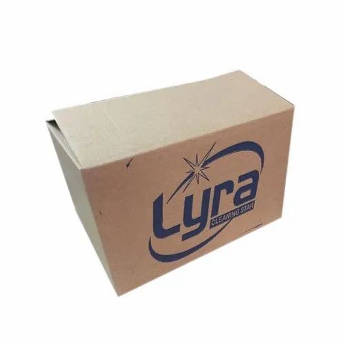 3 Ply Printed Corrugated Box - Rectangular Brown 20-25 Litre Capacity | Bio-Degradable Material, Ideal for Apparel, Electronics, Food, Gifts