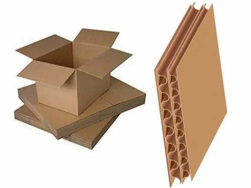 5 Ply Corrugated Carton Box - Cardboard, Double Wall - 5 Ply | Brown, Eco-Friendly, Ideal for Apparel, Electronics, Food, & Gifts