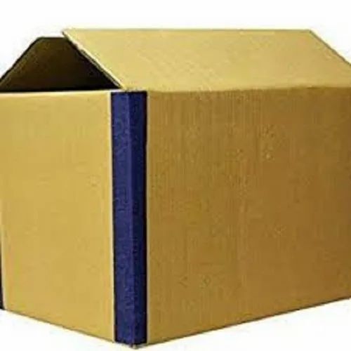 Corrugated Paper Box - 9 Ply, Rectangular Shape, Brown Color | Bio-Degradable, 50 kg Capacity for Apparel, Electronics, Food, Home Appliances