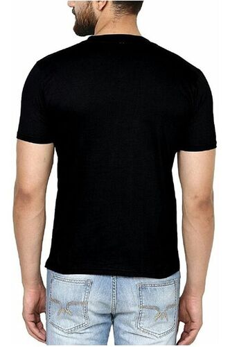 Mens T Shirt - Cotton Sizes S-XXL O-Neck Short Sleeves Casual Wear | Fade Wrinkle Shrink Resistant Machine Washable Regular Fit