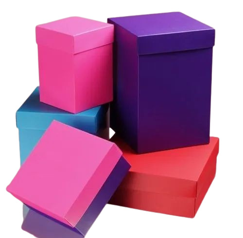 Folding Carton Box - Biodegradable Bleached Kraft Paperboard Lock Bottom Rectangle Shape Multicolor Matte Laminate Finish