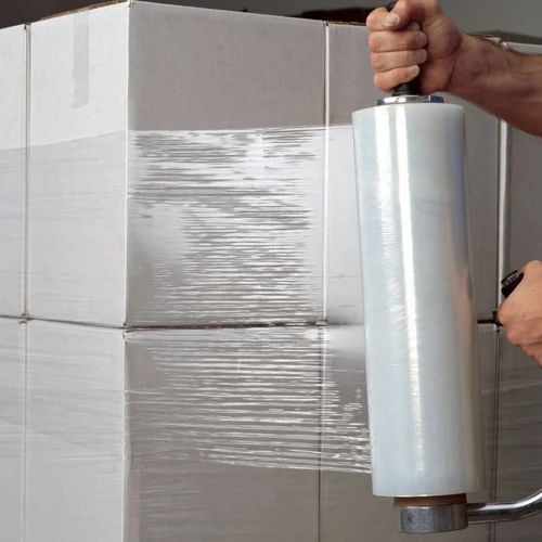 Packaging Stretch Film Roll - Transparent, Good Quality | Ideal for Efficient Packaging and Protection