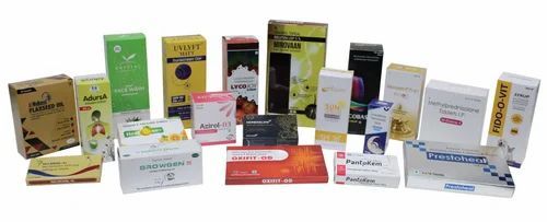 Pharmaceuticals Packaging Box - Paper Material, Multi Color, Printed Design for Medication Storage