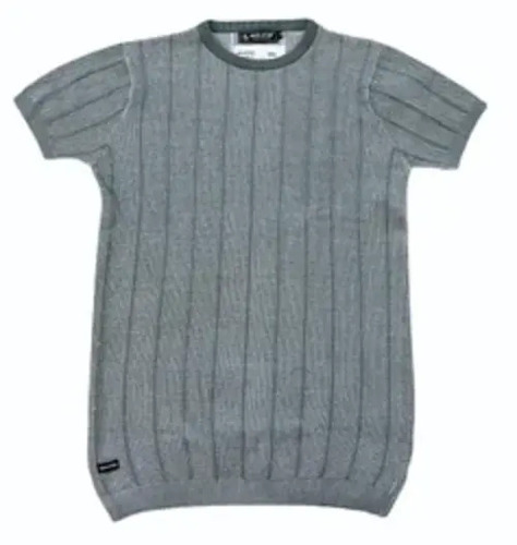 Round Neck T Shirt - Color: Grey