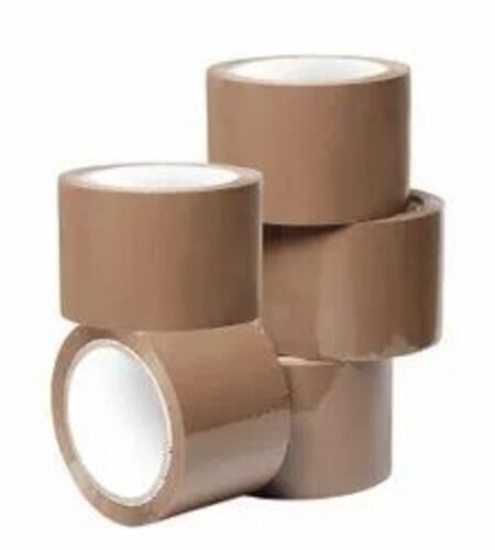 Brown Bopp Adhesive Tape - BOPP Material 50m Length x 48mm Width Brown Color - Single-Sided Adhesive Eco Pack Roll Packaging