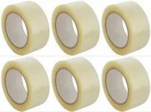 Eco Pack Self Adhesive Bopp Tapes - Bopp Material 110 Meter Length 48 Millimeter Width Transparent Color | Single Side Adhesive Roll Packaging
