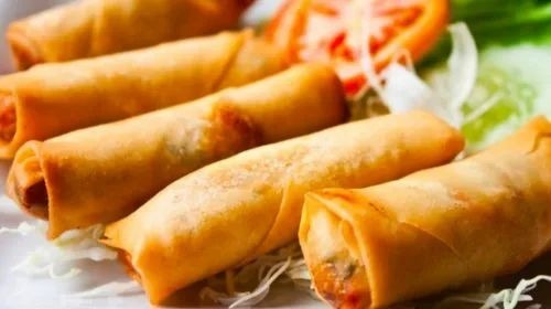Frozen Paneer Roll - 20 Pieces Per Pack, 45 Grams Each | Deep Fried Snack, Fresh Paneer, Ideal for Weddings & Snack Shops