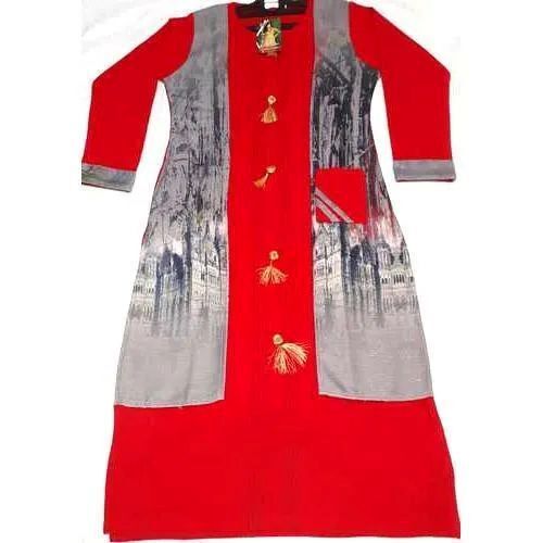 Ladies Designer Woolen Kurti