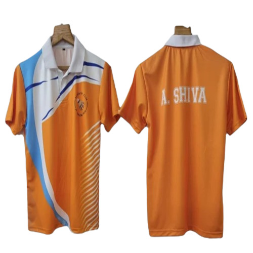 Men Polyester Polo T Shirt - Soft Printed Multicolor Regular Fit T-Shirt Short Sleeves Attractive Pattern for Casual Wear