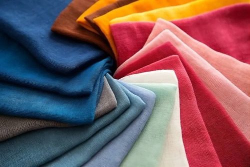 Multicolor Plain Fabric - Premium Quality Textile Fabric, Long Lasting & Skin Friendly, Multi Sizes Available