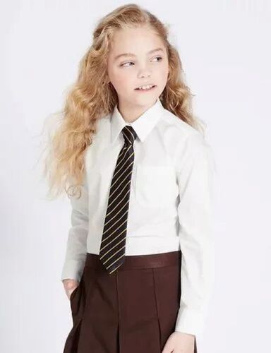 Non Iron School Shirt - Cotton, Classic Collar Design | Easy Care, Comfortable Fit, Durable Material, Breathable, Smooth Texture, Soft to Skin, Crisp Appearance