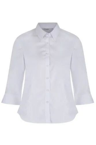 Non Iron White Shirt - Cotton, Primary School Uniform | Wrinkle-Free, Comfortable Fit, Breathable Design, Easy Care, and Durable Material