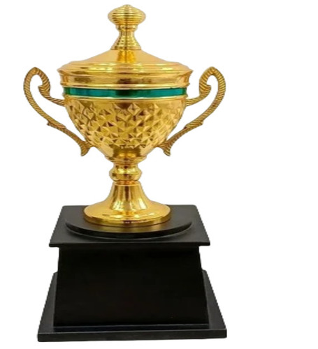Sports Metal Trophy Cup - Metal, 5-10 Inch Round Shape | Golden Plated Finish, Attractive Designs for Office and School Awards
