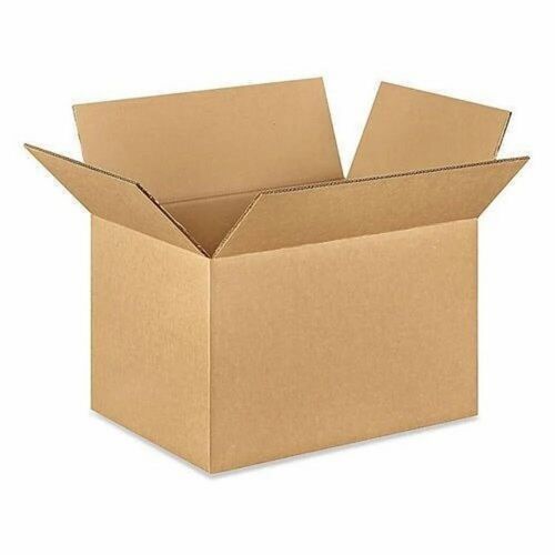 Heavy Duty Industrial Corrugated Boxes - Single Wall 3 Ply, Rectangular Shape, Brown Paper, Holds Up to 5 Kg