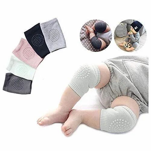 Baby Knee Protector - Cotton Fabric, Custom Size for Newborns, Multicolor Ergonomic Design for Easy Use