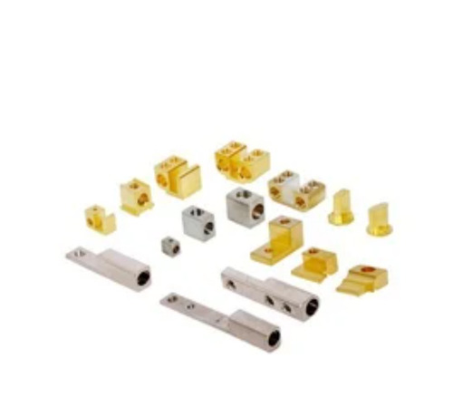 Brass Switchgear Part - Metal Material, Standard Size, Golden Color, Polished Finish | Durable and Reliable for Industrial Applications