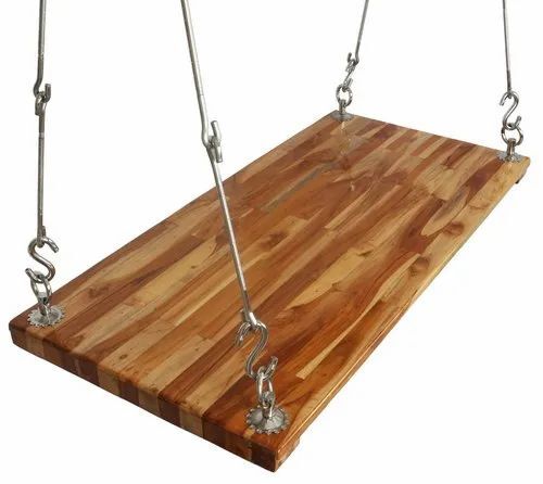 Brown Two Seater Swing - Artwork: Machine Made