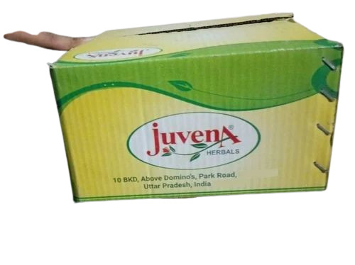 Corrugated Harbal Packaging Boxes - Single Wall 3 Ply, Multi Color, 140/150 GSM | Disposable Full Overlap Slotted Container